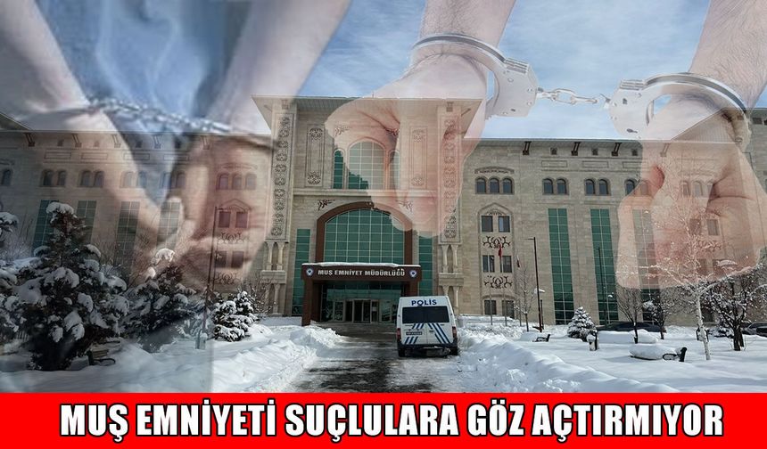 Muş Emniyet Müdürlüğü haftalık faaliyet raporunu açıkladı