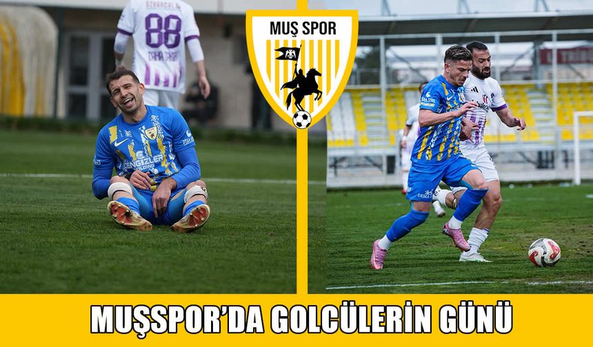 Muşspor’da golcüler şov yaptı: Hem galibiyet hem krallık yarışı geldi