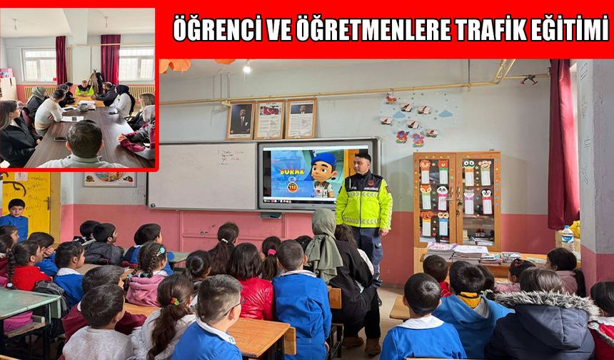 Malazgirt’te 105 öğrenciye trafik semineri verildi