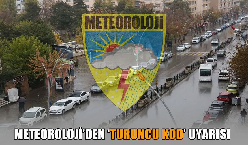 Meteorolojiden Muş için turuncu kodlu uyarı