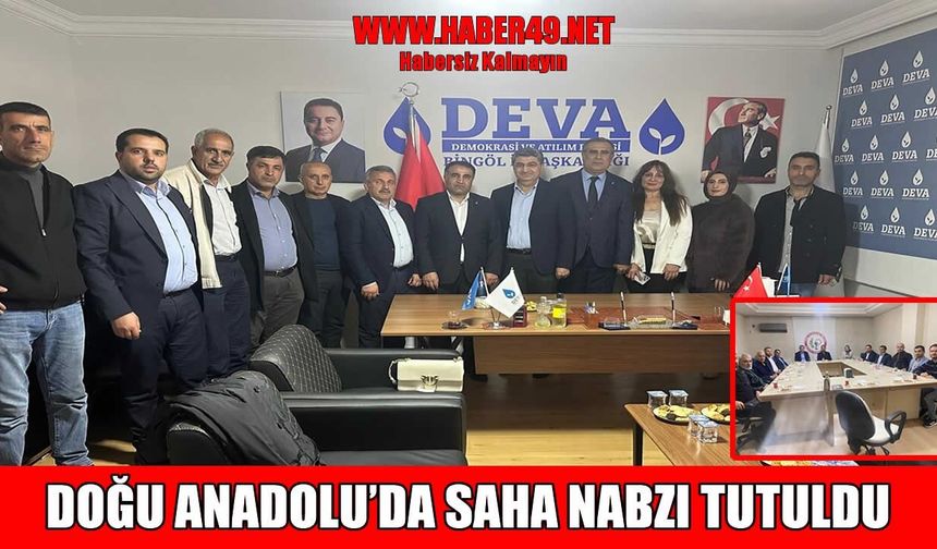 DEVA Partili Ekmen’den Muş ve Bingöl mesajı: Vatandaş kalıcı çözüm istiyor