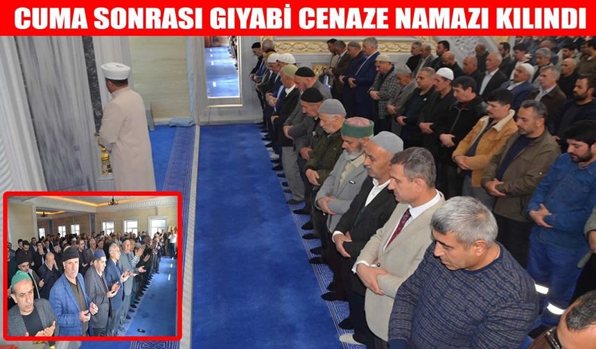 Muş’ta saldırıda ölen öğrenciler ve öğretmenler için gıyabi cenaze namazı kılındı