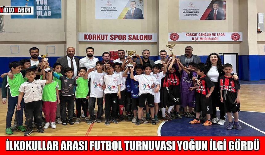 Korkut’ta ilkokullar arası futsal turnuvası heyecanı sona erdi