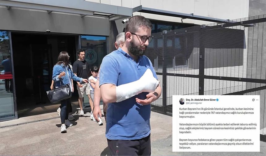 İstanbul’da bayramın ilk günü 767 kişi kurban keserken yaralandı