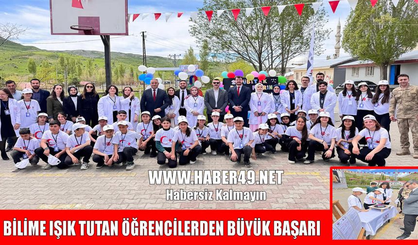 Korkut’ta düzenlenen TÜBİTAK Bilim Fuarı’na yoğun ilgi