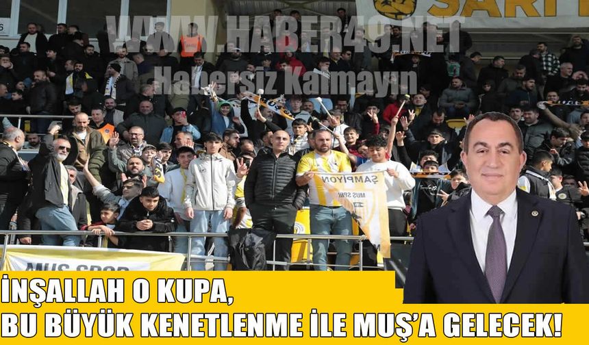 Muş’ta şampiyonluk seferberliği büyüyor: Vekil Şimşek’ten taraftara 50 minibüs ek kontenjan