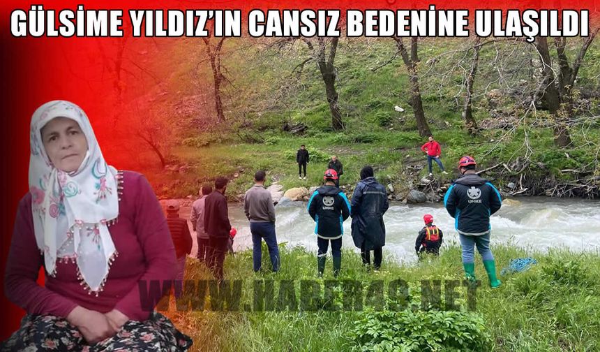 Muş’ta dereye düşen kadının 8 gün sonra cenazesine ulaşıldı