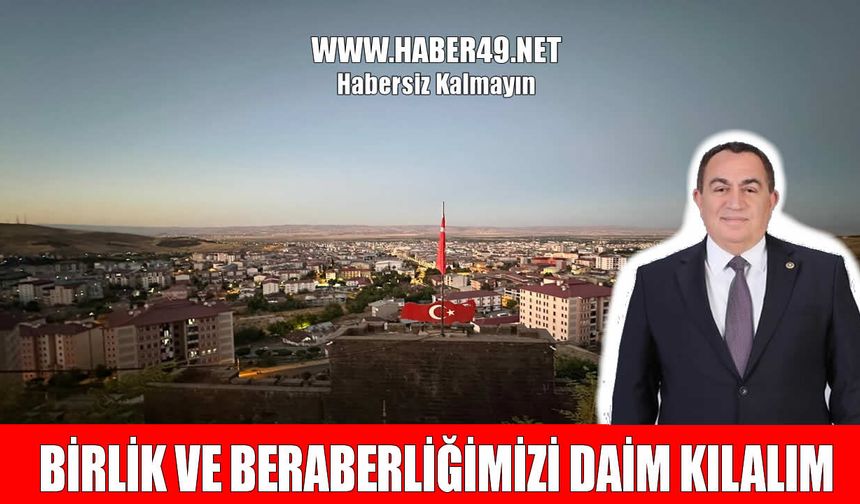 AK Parti Muş Milletvekili Mehmet Emin Şimşek'ten Kurban Bayramı mesajı