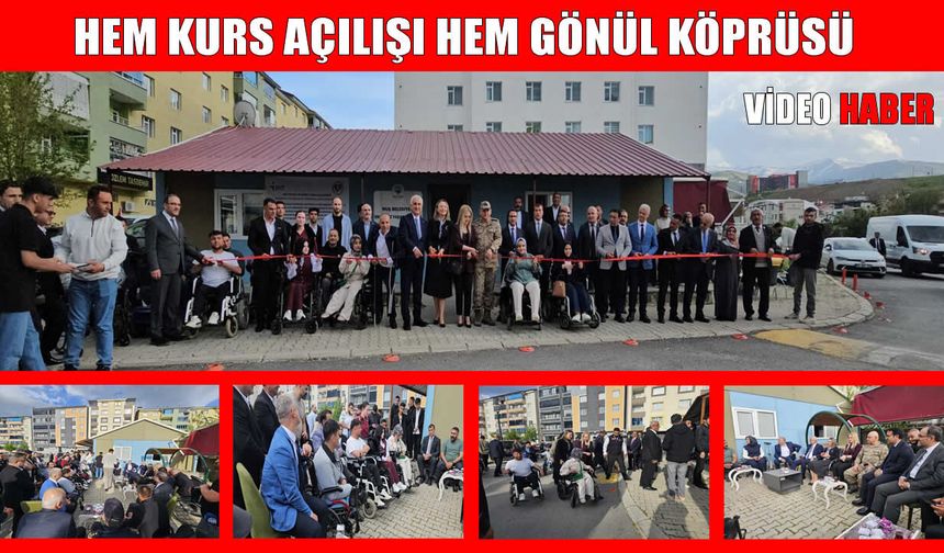 Muş Valisi Çakır ve eşinden engellileri sevindiren ziyaret