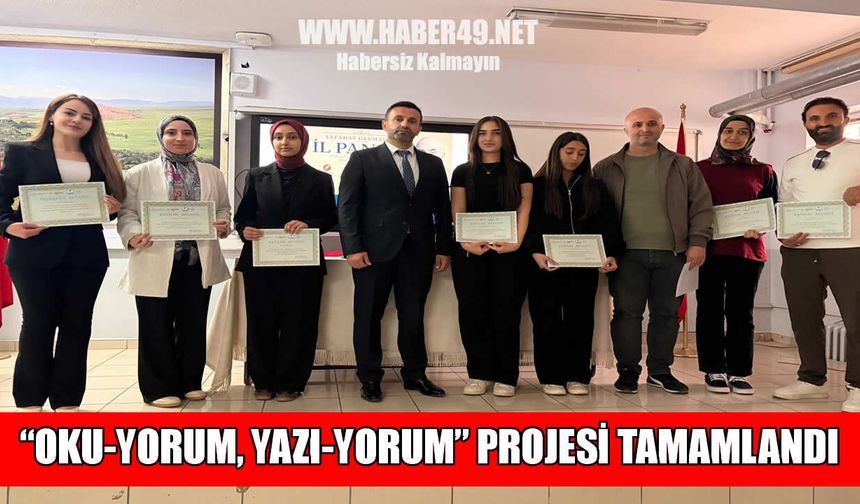 Muş’ta gençler Safahat’ın ruhunu sahneye taşıdı