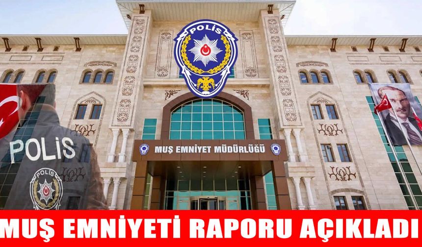Muş Emniyeti açıkladı: 5 bin 693 kişi sorgulandı