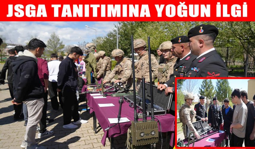 Muş Fen Lisesi’nde teknoloji ve gurur buluştu: Gençlerin gözü JSGA’da