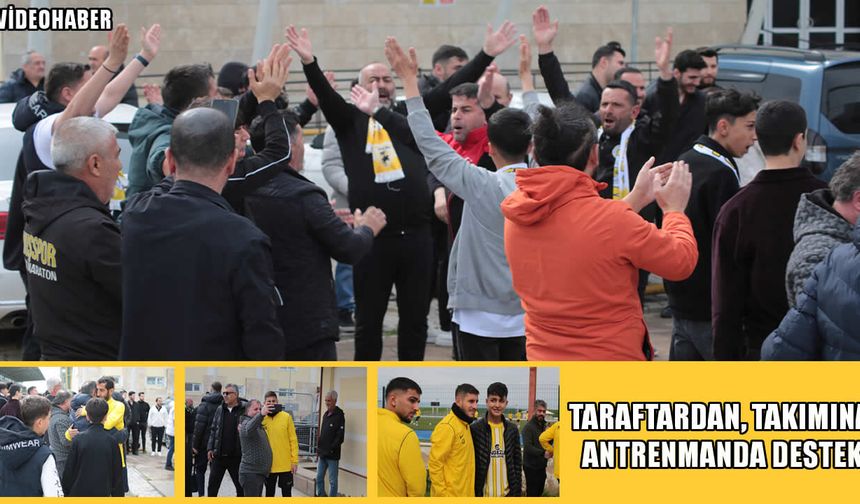 Muşspor taraftarı takımını antrenmanda da yalnız bırakmadı
