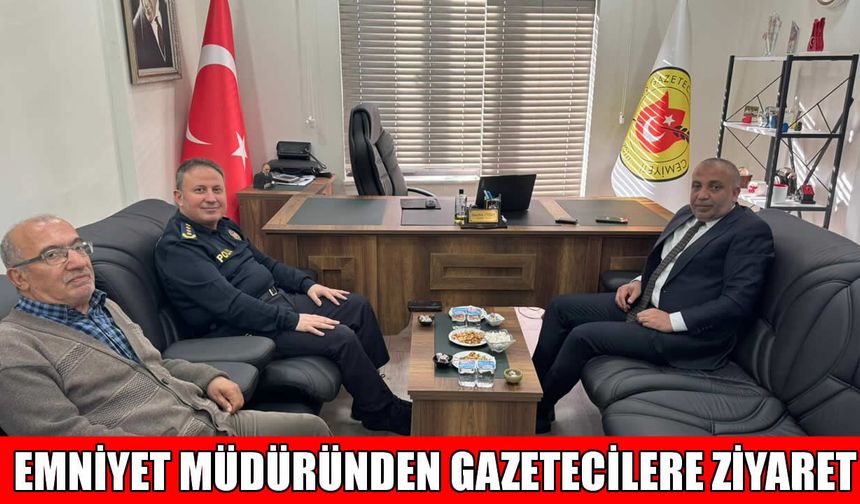 Muş İl Emniyet Müdürü Kuzudişli’den Gazeteciler Cemiyeti’ne anlamlı ziyaret