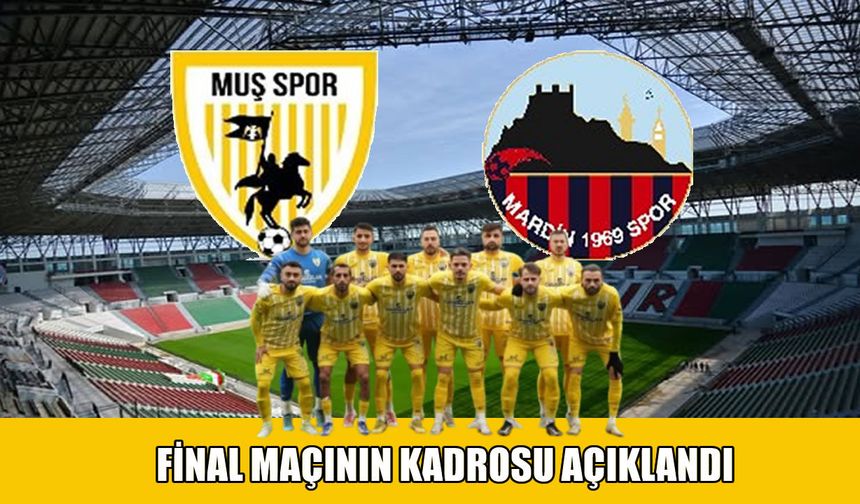Play-off final maçının ilk 11’leri açıklandı