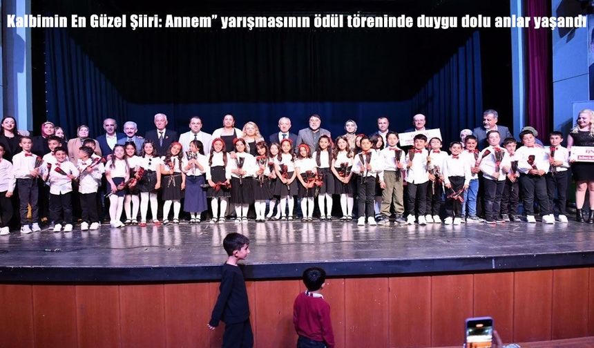 “Kalbimin En Güzel Şiiri: Annem” Yarışmasında Duygu Dolu Ödül Töreni