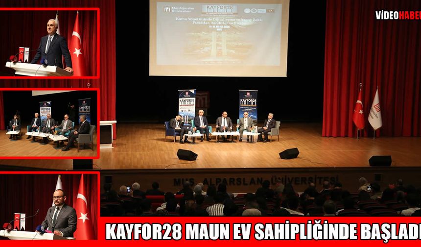 Uluslararası Kamu Yönetimi Forumunun 28'incisi MAUN’da başladı