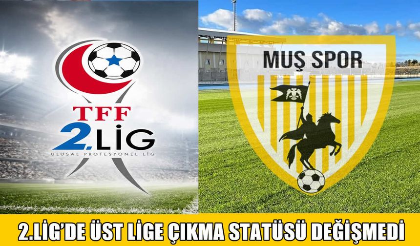 TFF 2. Lig’de yeni sezon statüsü belli oldu: 4 takım yükselecek, 6 takım düşecek