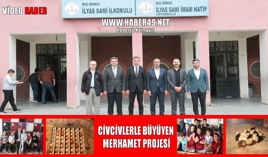 Muş’ta minik öğrencilerden “Geri Dönüşüm” ve “Merhamet” projesi
