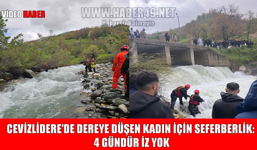 Muş’ta çaya düşerek akıntıya kapılan Gülsima’dan 4 gündür haber alınamıyor