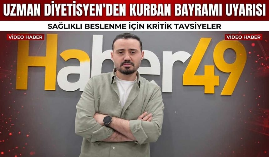 Uzman diyetisyen Büyüközer’den kurban eti uyarısı: Dinlendirmeden tüketmeyin!