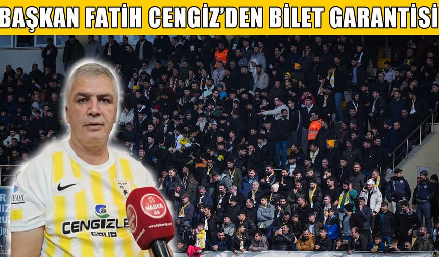 Muşspor Başkanı Cengiz’den taraftara bilet güvencesi: Kimse dışarıda kalmayacak