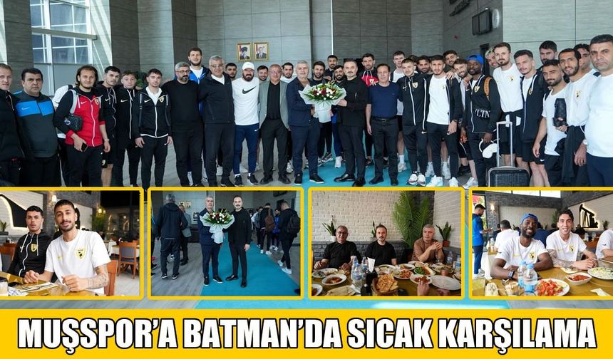 Batman Petrolspor’dan Muşspor’a örnek misafirperverlik