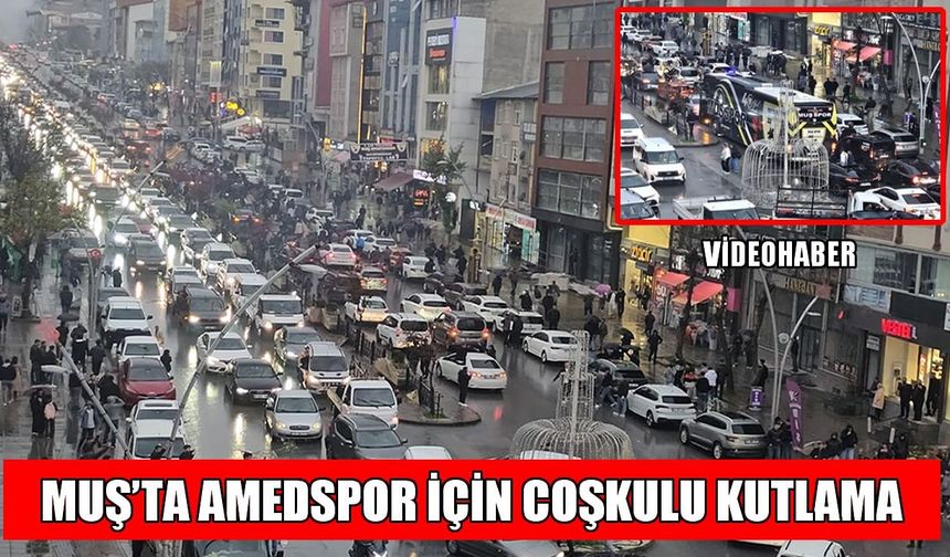 Amedspor Süper Lig’e yükseldi: Muş’ta şampiyonluk kutlamaları sokaklara taştı