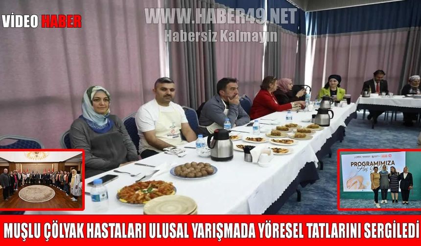 Kocaeli’de glutensiz yemek yarışması: Muş dahil 20 ilden çölyak hastaları yarıştı
