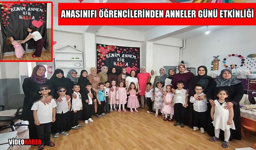 Muş’ta minik kalplerden annelerine duygulandıran sürpriz