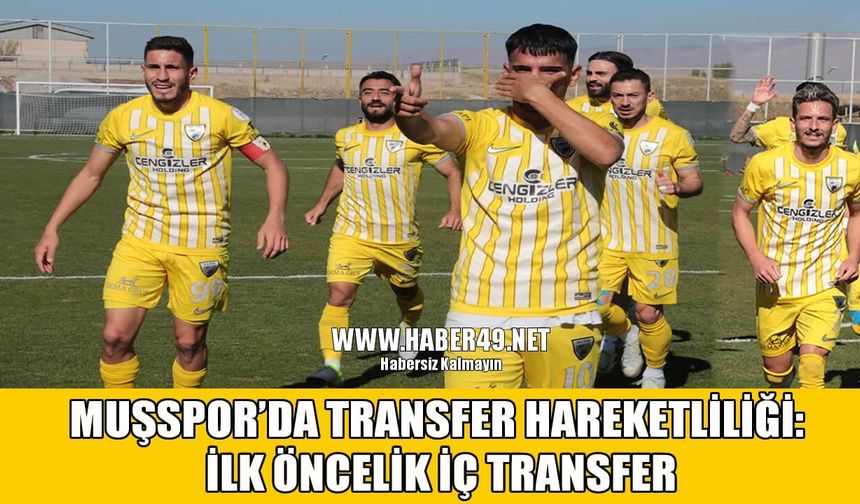 Muşspor’da ilk hedef iç transfer