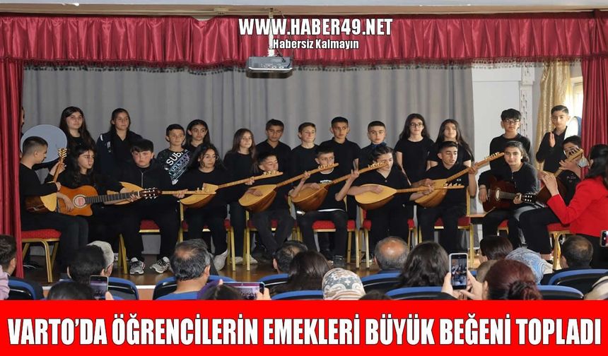 Varto’da yıl sonu şenliği coşkusu: Öğrenciler yeteneklerini sergiledi
