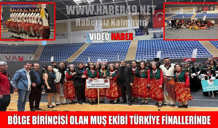Muş’un halk oyunları ekibi Van’dan dereceyle döndü