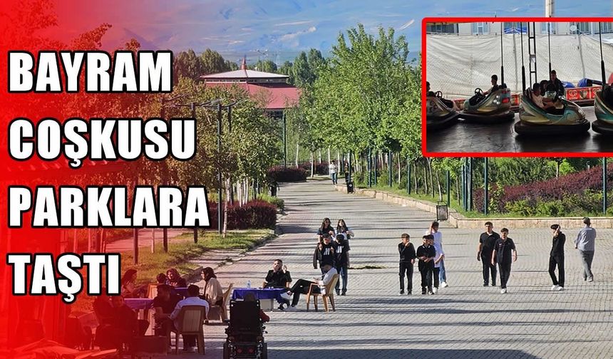 Muş’ta Bayram coşkusu: Çocuklar parklara akın etti