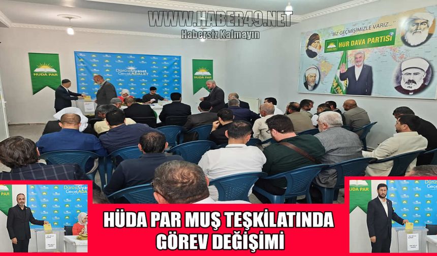 HÜDA PAR Muş’ta kongre heyecanı: İlçe başkanları belli oldu