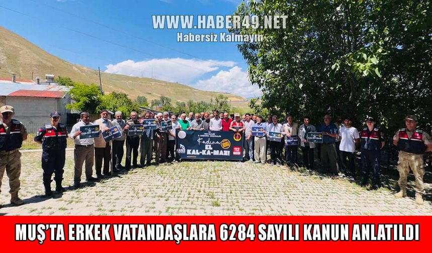 Muş'ta kadına şiddetin önlenmesi için farkındalık çalışmaları sürüyor