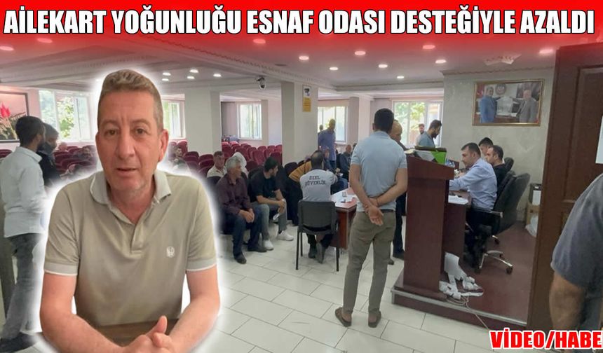 Muş’ta AileKart yoğunluğuna Esnaf Odası desteği: 400 kişilik salon tahsis edildi