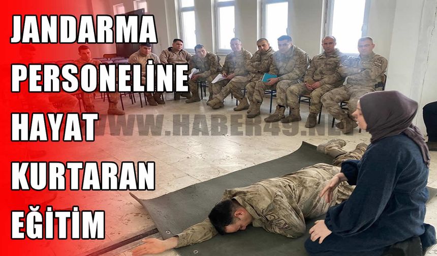 Muş’ta bin 715 jandarma personeline ilk yardım eğitimi
