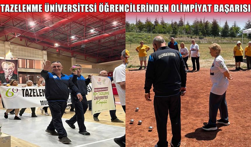 MAUN 60+ Tazelenme Üniversitesi öğrencileri Türkiye üçüncüsü oldu