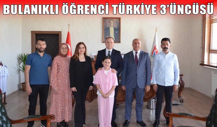 Bulanık’tan Darüşşafaka’ya uzanan başarı: Roza, Türkiye 3’üncüsü oldu