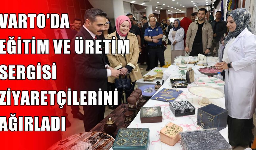 Varto’da el emeği ürünler sergide buluştu