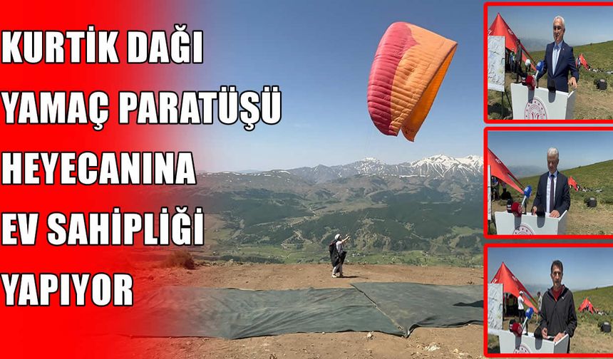 Muş semalarında renkli görüntüler: Türkiye Yamaç Paraşütü Mesafe Yarışması başladı
