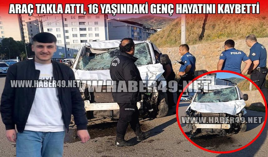 Muş’ta trafik kazası: 1 ölü, 2 yaralı