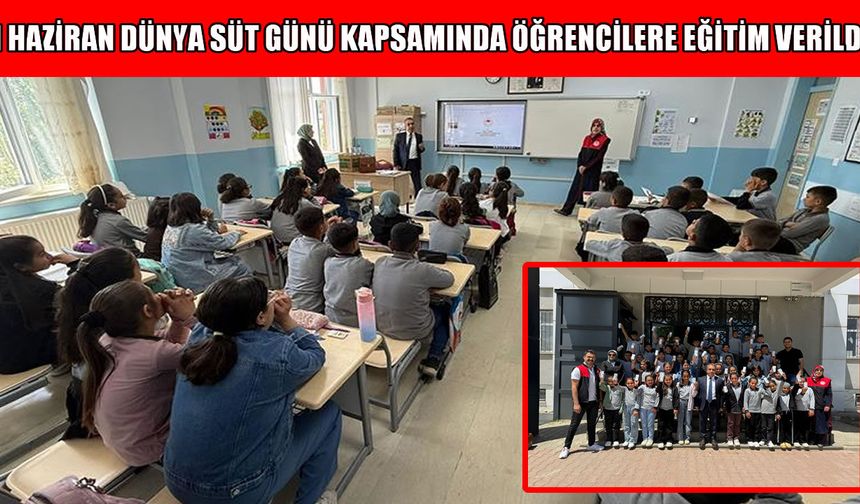 Muş'ta gelecek nesillere sağlıklı beslenme dersi