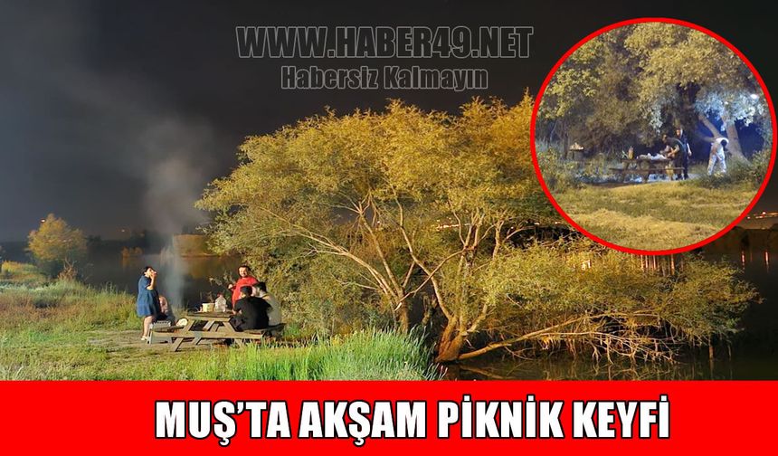 Muş'ta sıcaktan bunalan vatandaşlar soluğu parklarda aldı