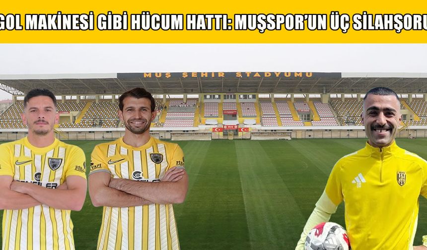 Muşspor’un hücum gücü lige damga vuracak