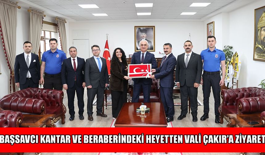 Muş Cumhuriyet Başsavcısı Kantar’dan Vali Çakır’a ziyaret