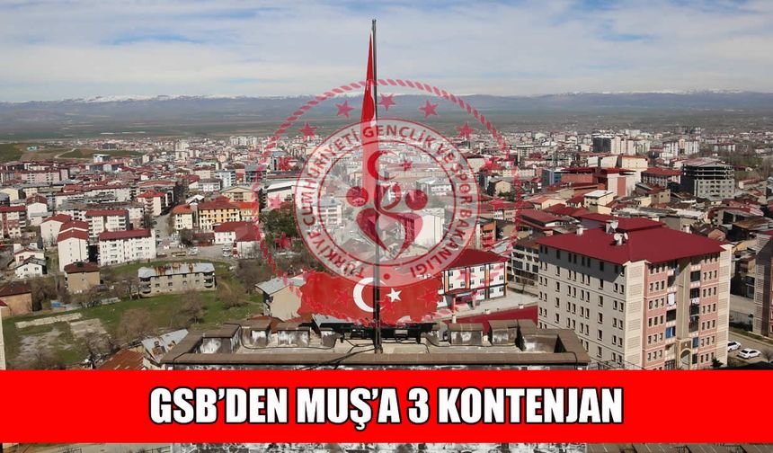 Gençlik ve Spor Bakanlığı 190 sözleşmeli personel alımında Muş’a 3 kadro!