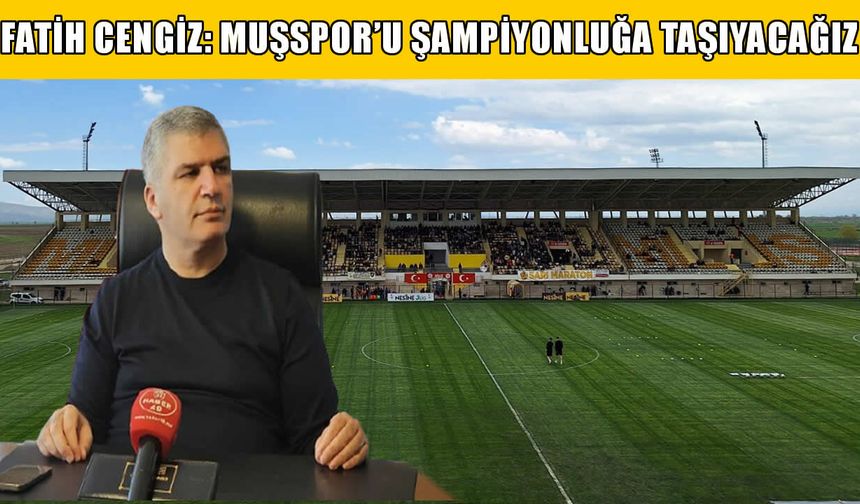 Muşspor’da "Ortak Akıl" dönemi: Yönetim kadrosu 7'den 35'a yükseldi