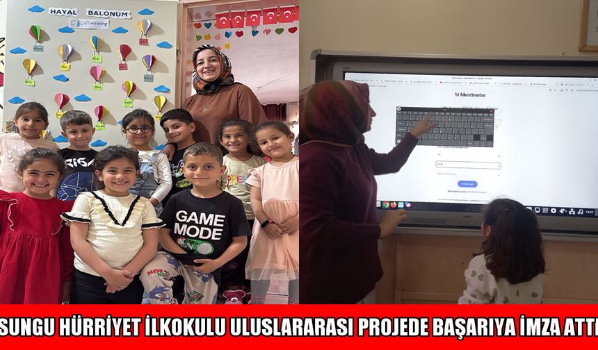 Muş’tan Avrupa’ya eğitim köprüsü: Sungu Hürriyet İlkokulu uluslararası projede başarıya imza attı